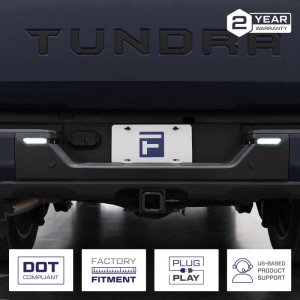 Toyota Tundra LED Reverse Lights - FORM Lighting - OEM-Grade Construction - Smoked - `22-`25